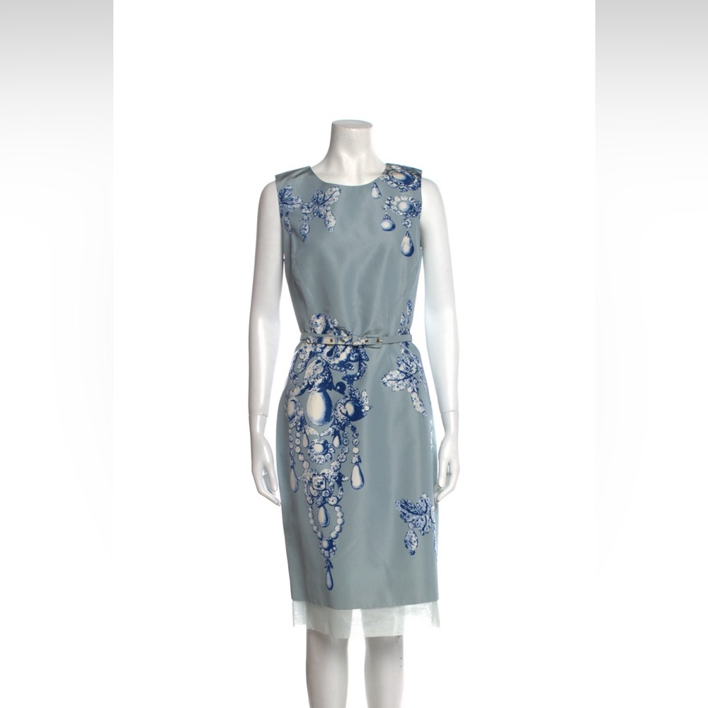 Oscar de la Renta printed dress